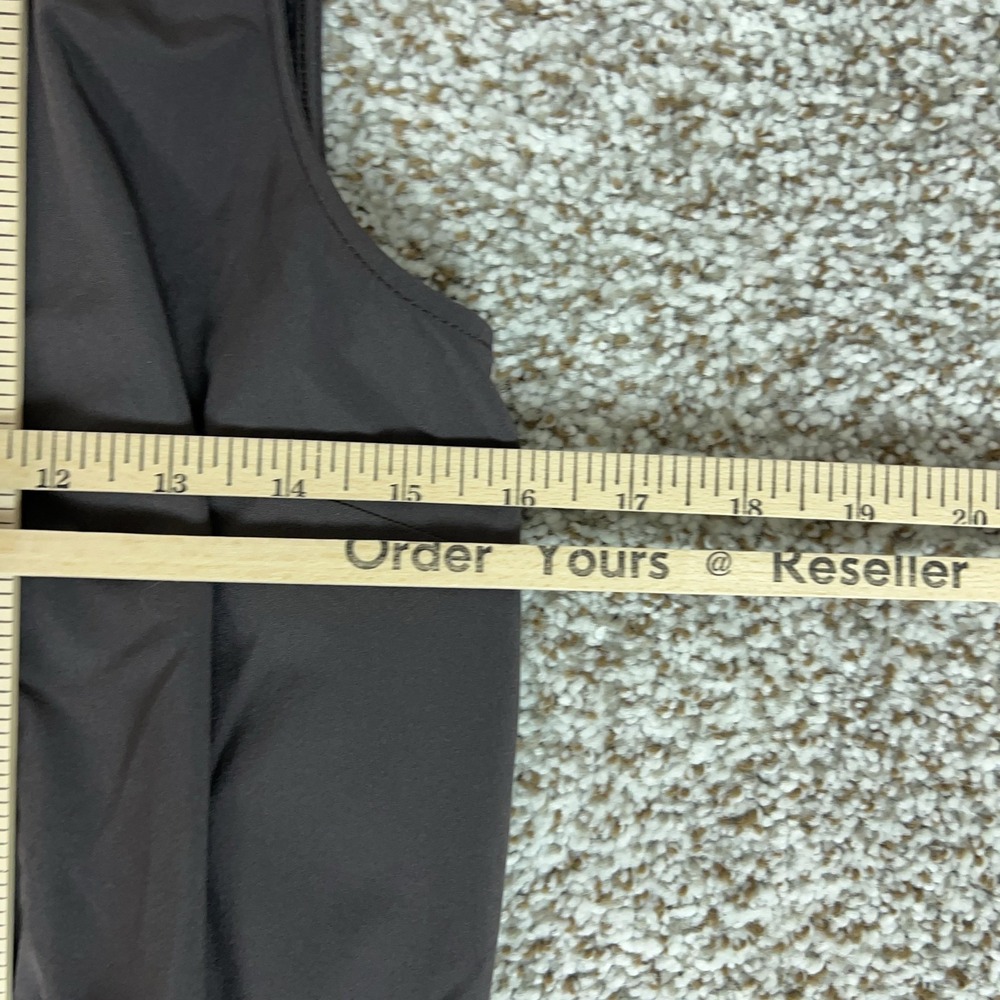 Athleta Jumpsuit Womens 10 Gray Brooklyn Utility Wide Leg Zip Pockets Travel - Picture 6 of 16
